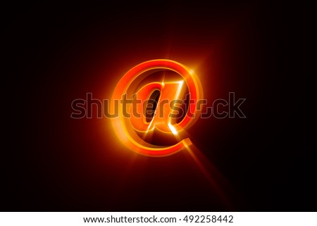 Creating an e-mail. Available in high-resolution and several sizes to fit the needs of your project. Background layout with free text space. 3D illustration rendering.