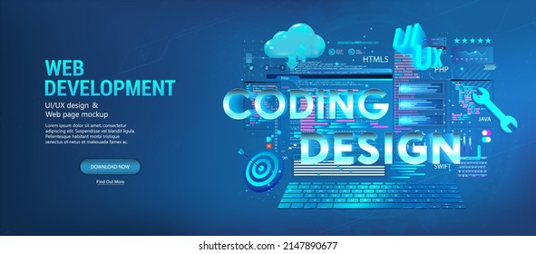 Creation, Configuration And Launch Of Websites. Programming, Coding, Graphic Design, Usability UI, UX, KIT. 3D Elements With Coding And Design Development Web And App. Coding And Programming