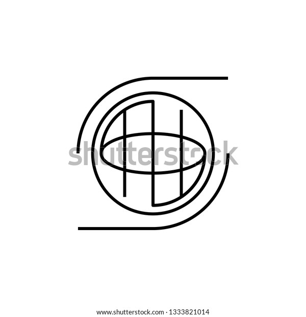 creation, earth,\
formation, pricess, world icon. Element of future technological\
pack for mobile concept and web apps icon. Thin line icon for\
website design and\
development