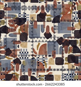 Creative abstract allover seamless pattern with beautiful style color block consept new type effect texture for cover bed sheet rug fabric parda carpet saree gown dress suit salwar sstkbackgrounds.