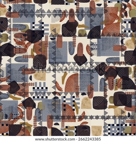 Creative abstract allover seamless pattern with beautiful style color block consept new type effect texture for cover bed sheet rug fabric parda carpet saree gown dress suit salwar sstkbackgrounds.