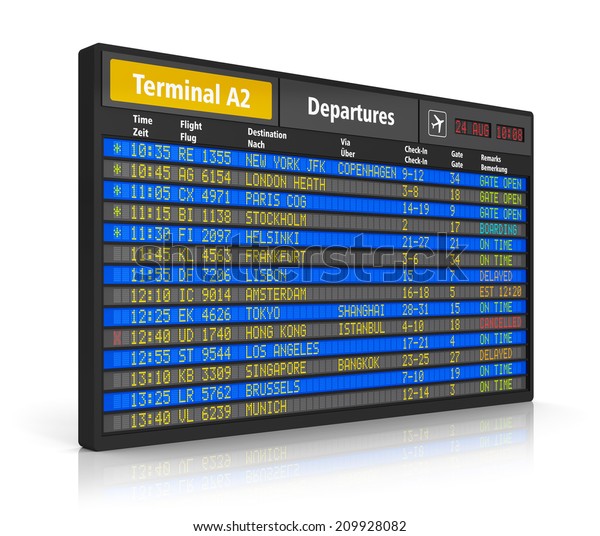 Creative Abstract Business Travel Airline Transportation Stock Illustration