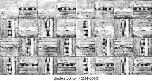 Creative Abstract Grunge Decorative Wall Paper,Wall Tile Or Textile Background Design.