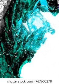 Creative abstract hand painted background, wallpaper, texture, close-up fragment of acrylic painting on canvas with brush strokes. Modern art. Contemporary art.