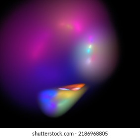 creative  computer-generated  illustration with many colors placed on black background - Shutterstock ID 2186968805