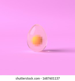 Creative Easter Naked Egg Adult Concept Stock Illustration Shutterstock