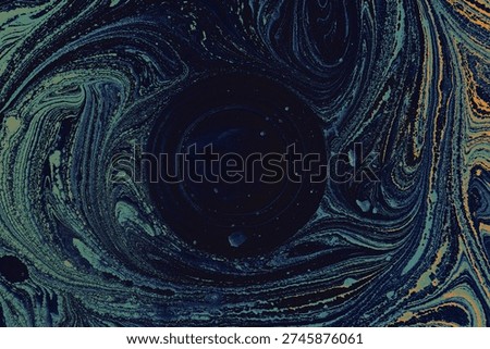 Creative ebru art background abstract pint. Marbling texture pattern