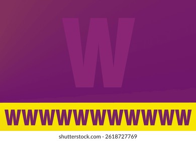 Creative graphic design featuring bold letter in vibrant colors and repeating characters for digital art