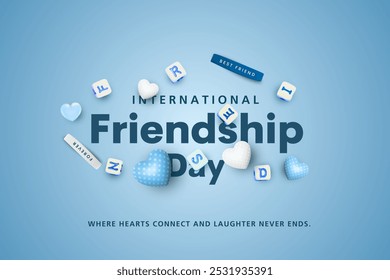 creative illustration design for happy Friendship day.  - Powered by Shutterstock