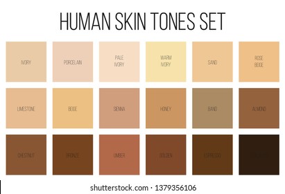 Brown Skin Tone Chart