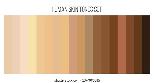 Creative Vector Illustration Human Skin Tone Stock Vector (Royalty Free ...