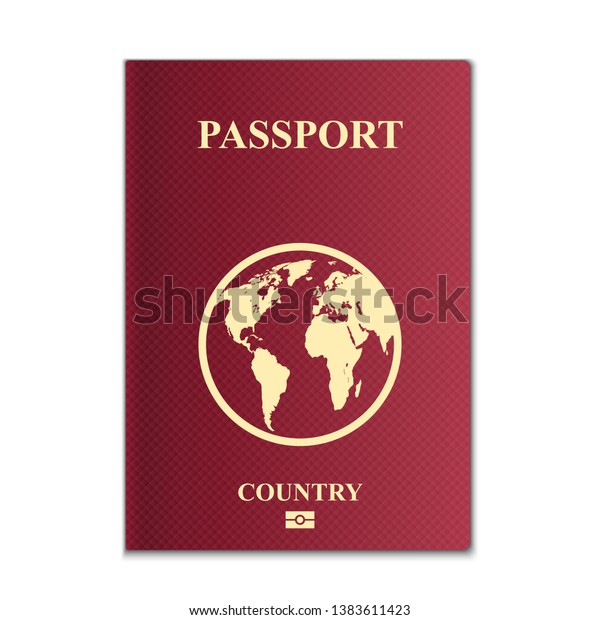 Creative Illustration Passports Globe Map Isolated Stock Illustration ...