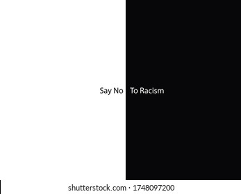 Creative Illustrator Design For Stand Against Racism.