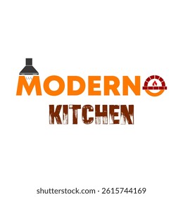 Creative kitchen logo featuring cooking elements. Perfect for food brands, restaurants, chefs, catering services, and culinary businesses. Clean, modern, and versatile design.
