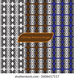 creative modern clotting pattern design