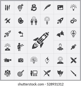 Creative Project Start Icon Creative Process 스톡 일러스트 532378054 ...