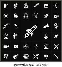 Creative Project Start Icon Creative Process 스톡 일러스트 532378054 ...
