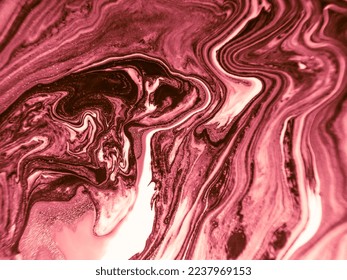 Creative Red And Night Organic Wallpaper Ink  Gradient Artistic Mixed Painting Effect  Black Textured Water Blush Stains Texture  Red Colored Aquarelle Canvas Pattern