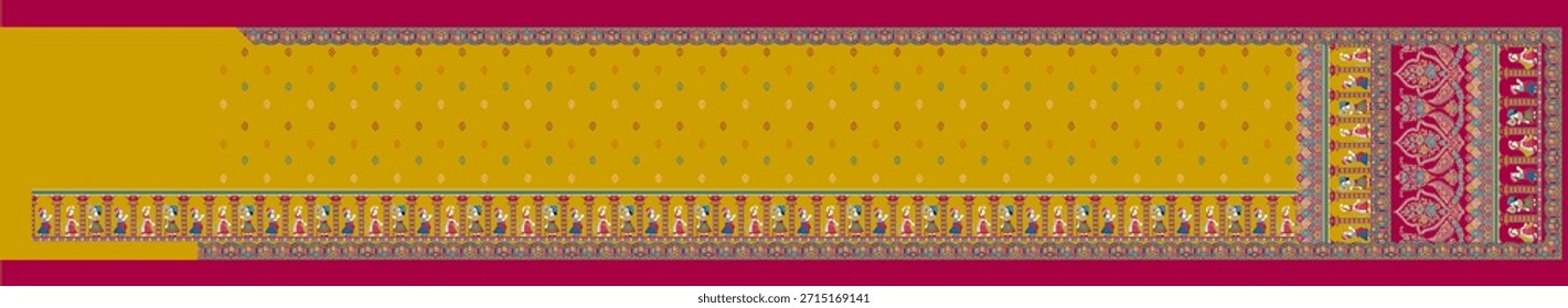 CREATIVE SAREE DIGITAL PRINT DESIGN POSITION PRINT