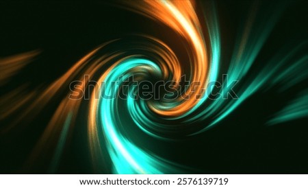 Creative twirl background animation of two different colors.
