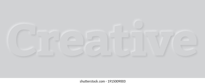 Creative word concept - 3D rendering in white background.