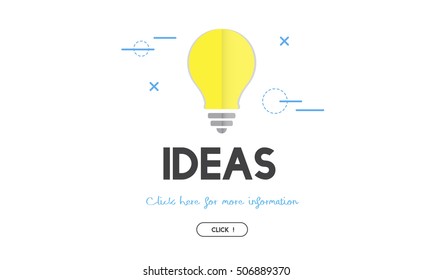 Creativity Ideas Design Thought Bubble Icon Concept