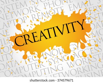 Creativity Word Cloud Concept Stock Illustration 374579671 | Shutterstock