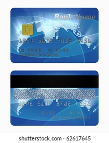 Credit Card Front And Back Side