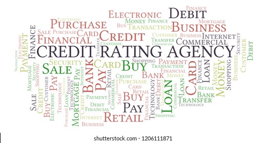 Credit Rating Agency Word Cloud.