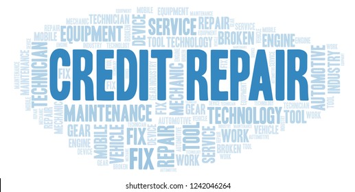 Credit Repair  Word Cloud.