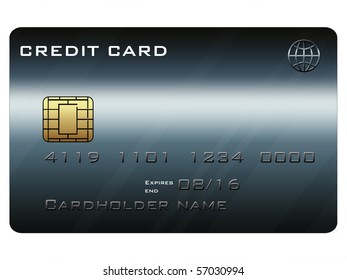 Creditcard With A Dark Theme