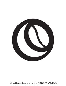 Crescent Coffee Logo, a logo for coffee shop or roastery.
