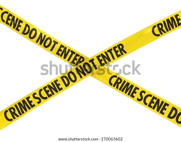 Crime Scene Do Not Enter Barrier Stock Illustration 270063602 ...