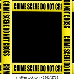 Crime Scene Tape Frame