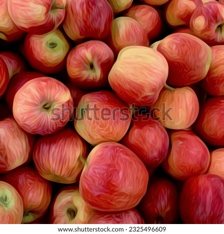Crimson Harvest: A Bountiful Array of Red Apples