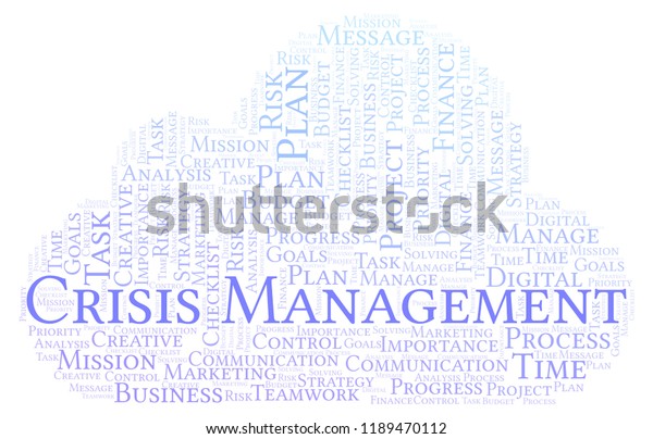 Crisis Management Word Cloud Made Text Stock Illustration 1189470112 ...