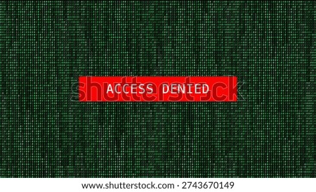 Critical Unauthorized System Access Denied Security Alert