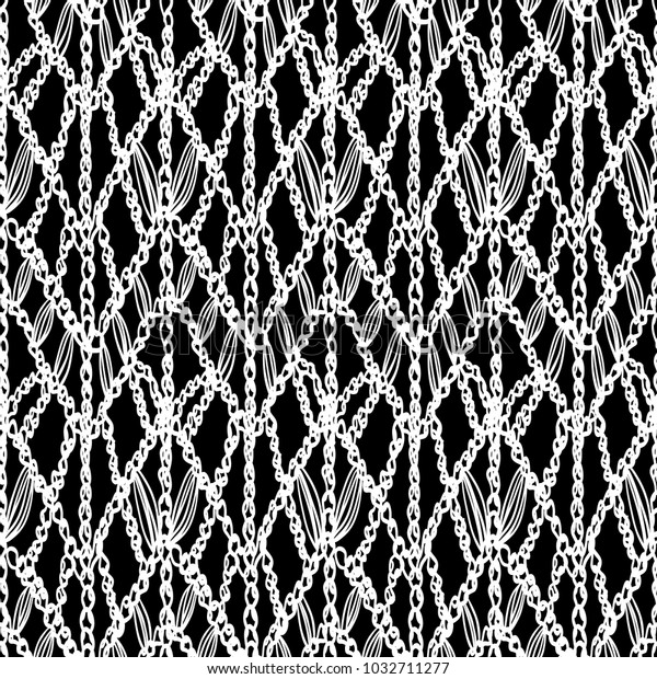 Crochet Pattern Knitting Texture Granny Handmade Stock Illustration ...