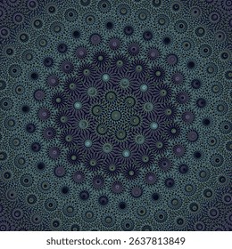Crochet-inspired vector pattern, featuring freeform circular geometric motif. Ideal for sublimation onto textiles, scrapbooking, digital print, quilts, wallpapers, crafts, DIY designers. 