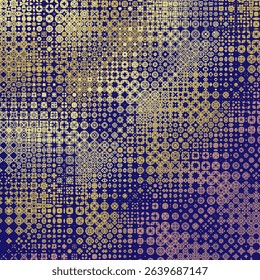 Crochet-inspired vector pattern, featuring freeform geometric motifs. Ideal for sublimation onto textiles, scrapbooking, digital print, quilts, wallpapers, crafts, DIY design projects.