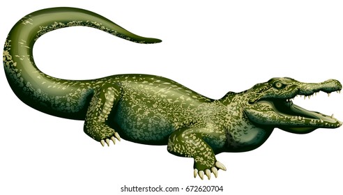 crocodile painting