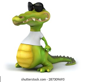 Crocodile White Tshirt Stock Illustration 287309693 | Shutterstock