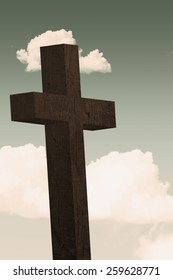 Cross against sky
