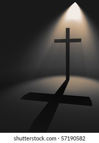 Cross in the light