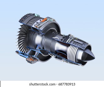 197 Aircraft engine cutaway Images, Stock Photos & Vectors | Shutterstock