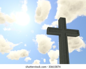 cross in the sky