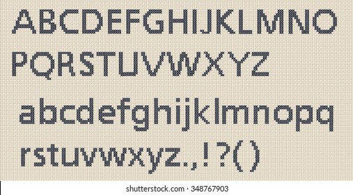 Cross Stitch Letters High Res Stock Images Shutterstock