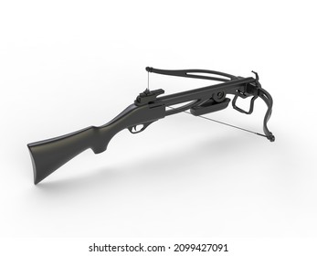 Crossbow For Hunting And Sports   Isolated On White Background 3d Illustration