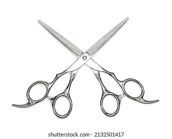 Crossed Salon Shears 3d Rendering