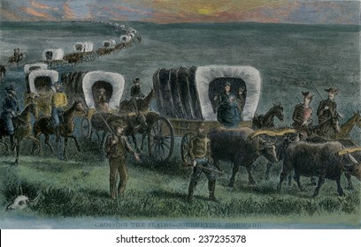 Crossing the Plains-Journey Zionward The first of thousands of Mormon pioneers took 1300-mile-long 'Mormon Trail' from Nauvoo.